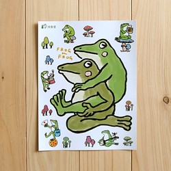 貼紙背馱青蛙 L 碼 第1張的照片