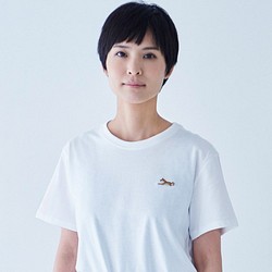 TEE SHIRT SPHINX PATCH WHITE for WOMAN 第1張的照片