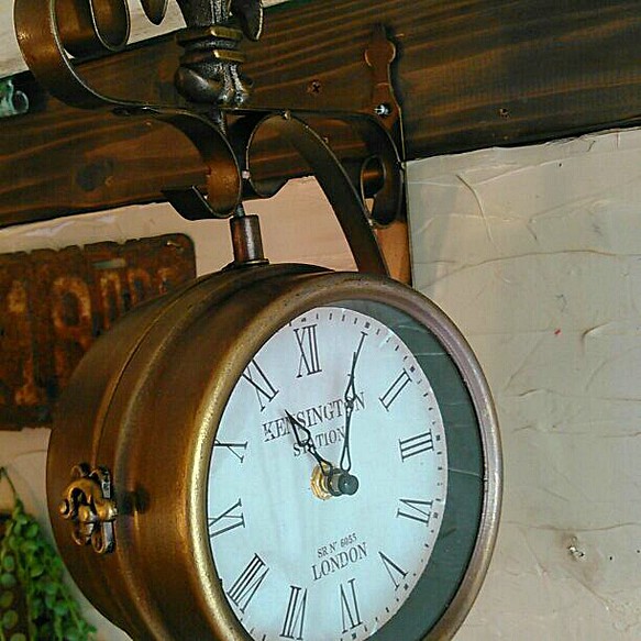 あすつく】 置き型 アンティーク フレンチスタイル 時計 ブロカント 年 