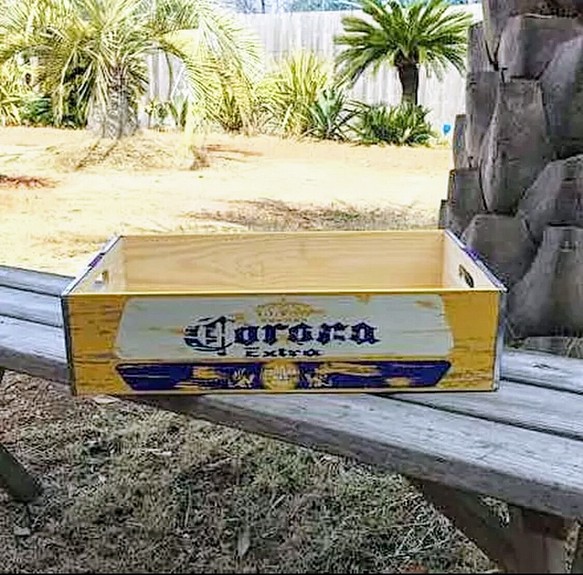 Corona Extra コロナビール/ ウッドボックス/ ドリンクケース #メキシカン #ビール #木箱