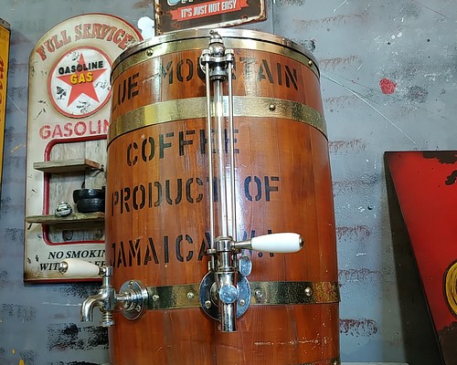 GW期間値下げ】ヴィンテージ バレル（木製樽型） 氷冷式 コーヒー
