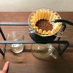 絕版台灣設計不鏽鋼咖啡手沖架-霧黑色,手沖咖啡,冰滴咖啡 第1張的照片