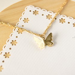 『可愛い蝶々のネックレス』バタフライ　butterfly 1枚目の画像