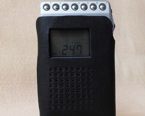 ポケットラジオ用 革ケース（SONY ICF-R350/R351/R353/R354