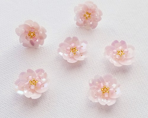 Loidl＊春の装いに【大きめ18㎜】桜の花のピアス イヤリング 入学式