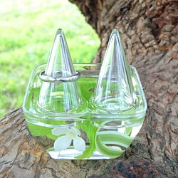 ガラス・ステンドグラス リングピロー のおすすめ人気通販｜Creema 