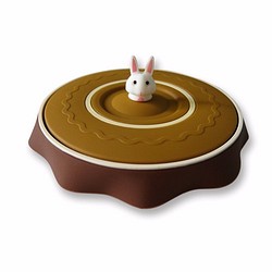 Kalo 卡樂創意 森林小樹下午茶組(杯墊/杯蓋)-兔子 第1張的照片