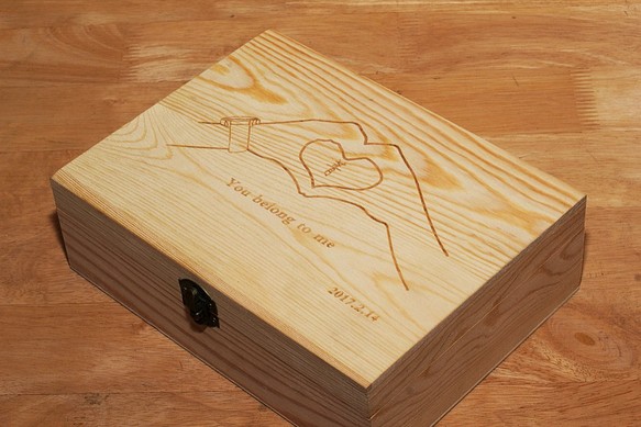 【加購】客製木盒圖案 第1張的照片