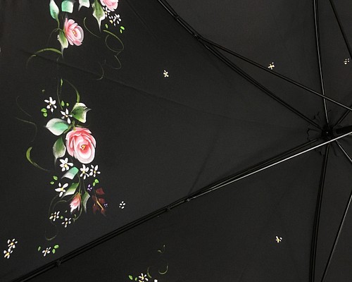 日傘 晴雨兼用 傘 薔薇 トールペイント 傘・日傘 marie 通販 