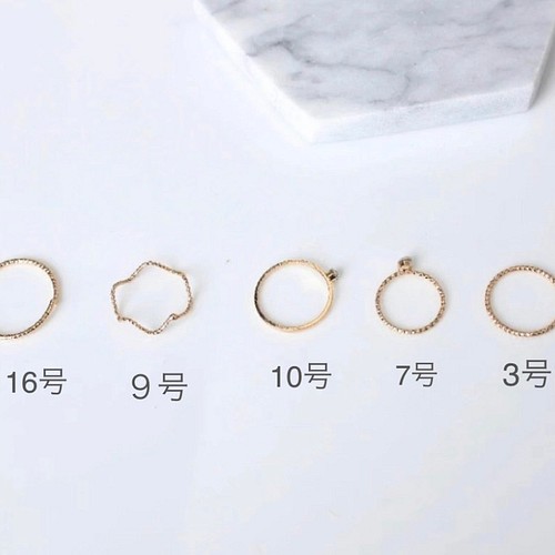 指輪 ゴールド セット 韓国 シンプル ピンキーリング 指輪・リング
