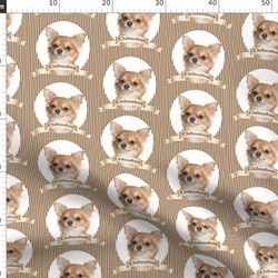 犬 犬柄 チワワの可愛すぎるデザイン 輸入生地 生地 チワワ ハンドメイド 素材 ペット ワンちゃん 1枚目の画像