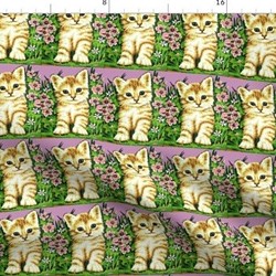 猫 猫柄 ビンテージ レトロキャット 輸入生地 生地 ペット 可愛い猫柄 ねこ 布 綿 ハンドメイド 素材 1枚目の画像