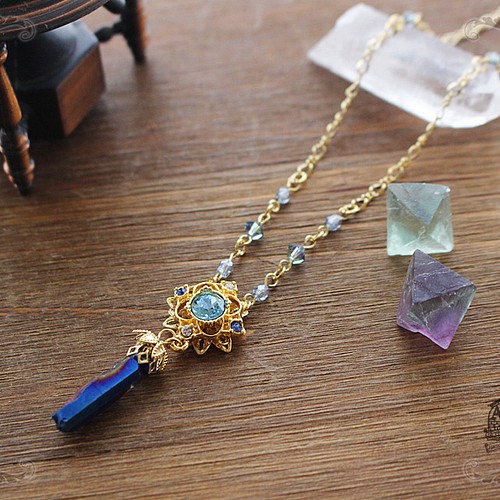 drop asymmetry necklace] ドロップパール ネックレス (ゴールド