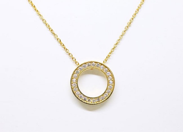 Eternity necklace S  / gold plating 1枚目の画像