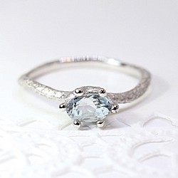 K10WG Wave ring / aquamarine 指輪・リング Jewelry GALLICA 通販