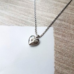 DoriAN獨家銀飾設計品牌 Heart 桃心心型鑲頂級鋯石925純銀項鍊  附純銀保證卡及精美禮物包裝 生日禮物 現貨 第1張的照片