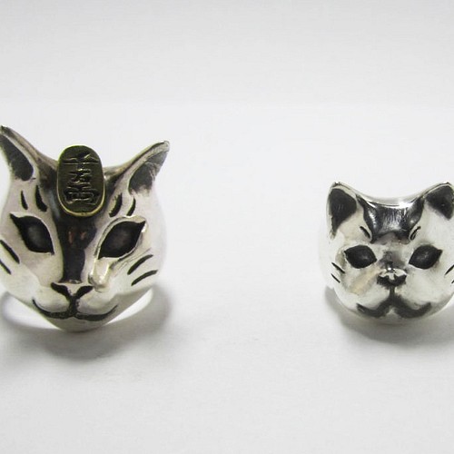 新品本物 ブサかわいい猫の指輪 レディースアクセサリー Kinacusports Com