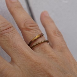 メタルリング　レインボー　Ｍｅ-040　手作りの指輪 　 1枚目の画像
