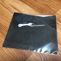 レザークラフト体験/お試しキット:革の袋 1枚目の画像