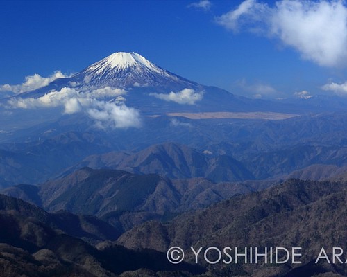 【額装写真】塔ノ岳から望む富士山 写真・グラフィック ARA 通販