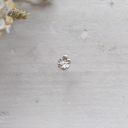 銀滴震撼水櫻桃單隻耳環/ SV925 第1張的照片