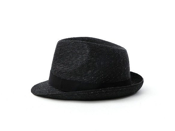 短帽簷黑色軟呢帽馬洛 第1張的照片