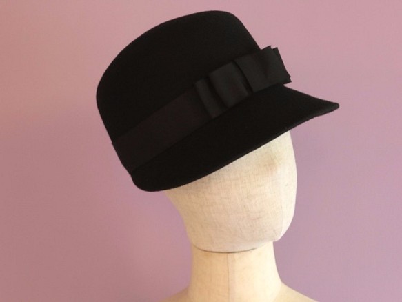 &lt;售罄&gt; Kotsuba氈帽“麗莎·布萊克” 第1張的照片