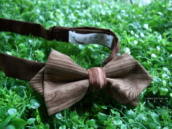 巴特先生-木質紋手打領結-Bow ties-woody-D款 第1張的照片