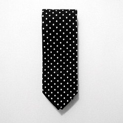 ミスター・バート - 少しポップスタイルの手作り黒のネクタイ_neckties_pop_ 1枚目の画像