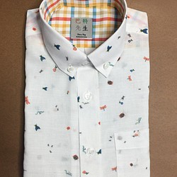巴特先生-日光昆蟲-設計圖系列-手工襯衫 Shirt 第1張的照片