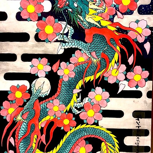 〜龍〜 原画 (額付き)