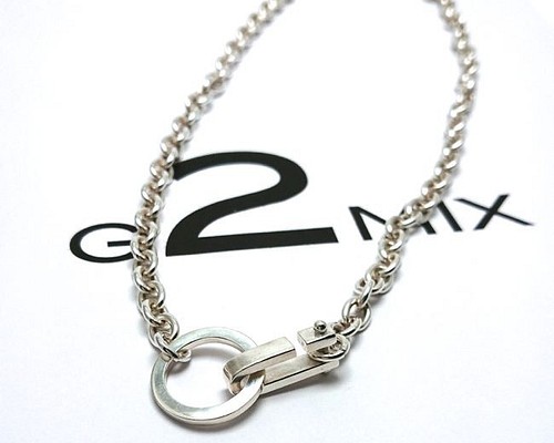 G2MIX】 Silver925 シャックルクラスプ チェーンネックレス ネックレス