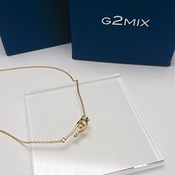 【G2MIX】K18 デザインクラスプ チェーンブレスレット 1枚目の画像
