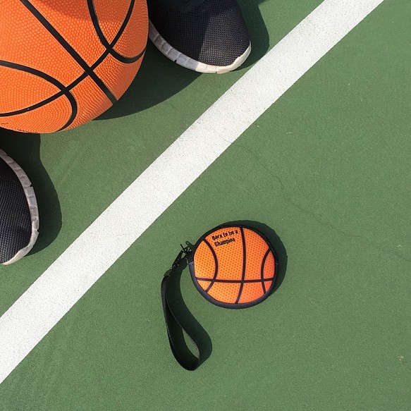 籃球零錢包 耳機收納 第1張的照片