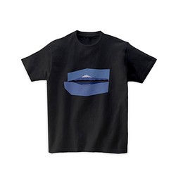 旅Tシャツ-逆さ富士（黒） 1枚目の画像