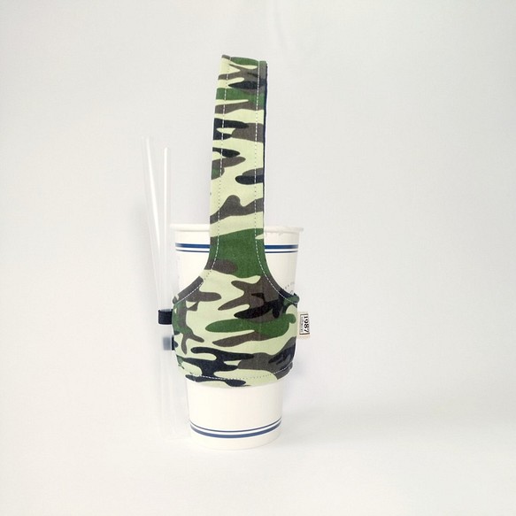 [カモフラージュグリーン]ビバレッジカップセットグリーンカップセット 1枚目の画像