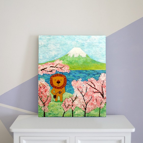 kami原畫 ∣ 富土山下的櫻花 第1張的照片