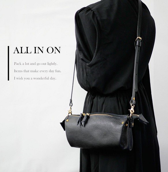 Cool Deson 時尚錢包手袋！兼具易用性和設計感 《黑色》 CU217 第1張的照片