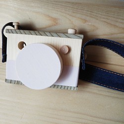 木製トイカメラ パステルカラーパープル 1枚目の画像