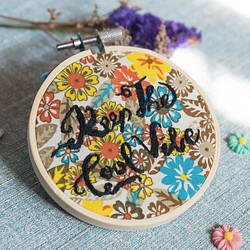 【Embroidery Calligraphy】Keep The Cool Vibe 1枚目の画像