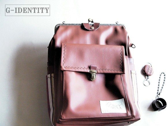 G-IDENTITY PC套筒A4兼容帥氣背包[僅帶手套套]棕色 第1張的照片