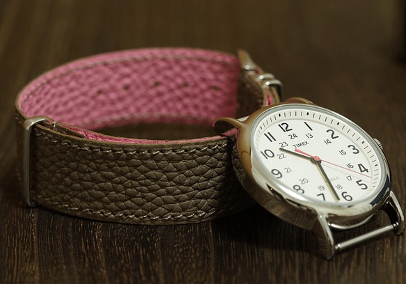 シュランケンカーフの時計ベルト  20mm幅 1枚目の画像