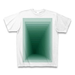 Perspective(キウィ)Tシャツ 白 -bakIkeda- 1枚目の画像