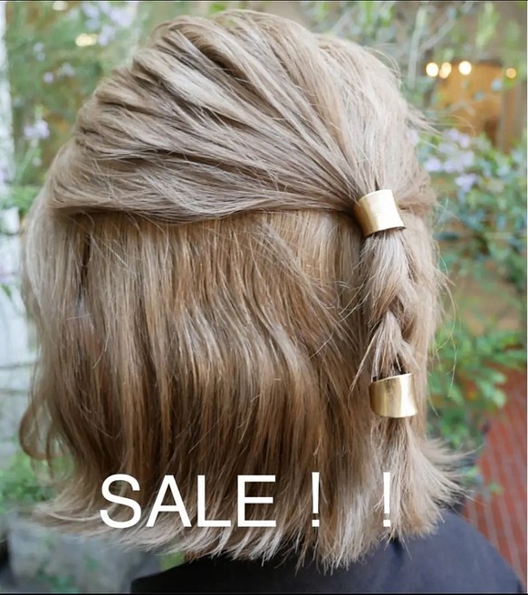 期間限定SALE！オーダー用ヘアピアス Sサイズ ヘアピン brass mill ...