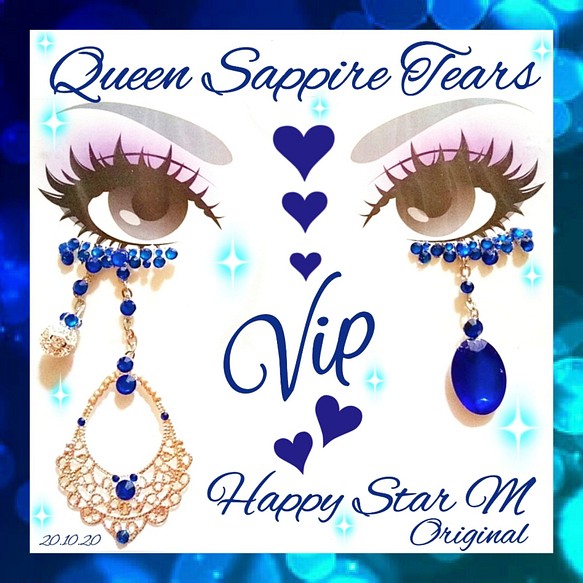 ❤VIP品★Queen Sapphire Tears★partyまつげ クィーン サファイヤ ティアーズ ★送無料●即買