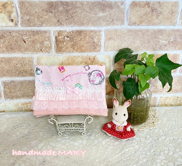 パフューム柄のゆめかわいい移動ポケット クリップなし レッスンバッグ 入園グッズ Handmade Mary 通販 Creema クリーマ ハンドメイド 手作り クラフト作品の販売サイト