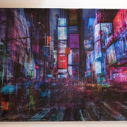 Title "New York, Times Square" contemporary art 第1張的照片