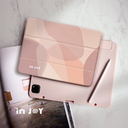 iPad case 12.9/Air5/iPad 9/mini6 附筆槽 皮革平板保護 法式浪漫 第1張的照片