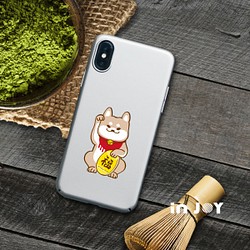 iPhone 6/7/8/Plus/X 淘氣柴犬招福 超輕薄磨砂手機殼 第1張的照片