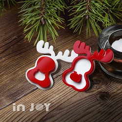 X'mas聖誕老公公麋鹿胸針別針交換禮物 第1張的照片